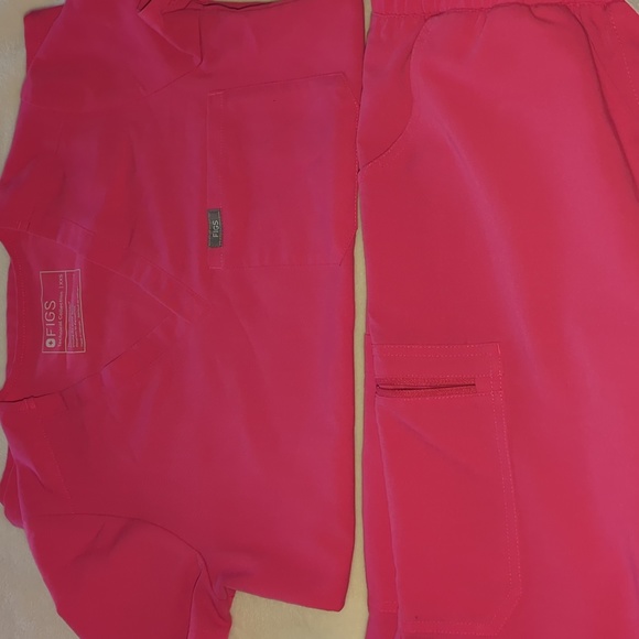 Figs Pants & Jumpsuits Figs Hot Pink Scrub Set Poshmark